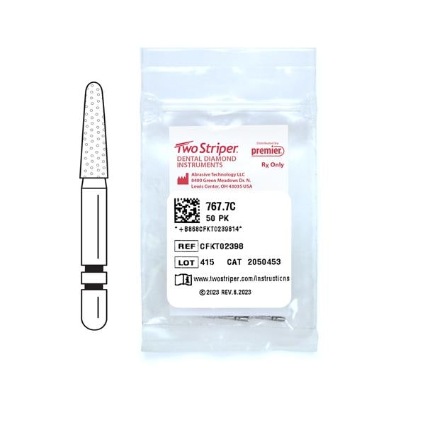 Two Striper 16A Diamond Bur Coarse 767.7C 50/Pk thumbnail 3