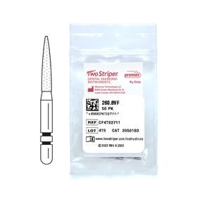 Two Striper Diamond Bur Friction Grip Very Fine 260.8VF 50/Pk