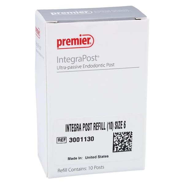 IntegraPost Posts Titanium Size 6 Parallel Sided 10/Pk thumbnail 3