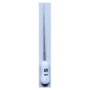 Finger Plugger 25 mm Size 15-40 Astd Stainless Steel / Plastic Handle White 6/Pk