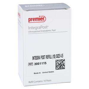 IntegraPost Posts Titanium Refill Size 4.5 Parallel Sided 10/Pk