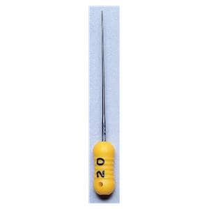 Finger Plugger 25 mm Size 15-40 Astd Stnls Stl/Plstc Hndl Yellow 6/Pk