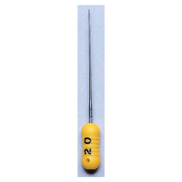Finger Plugger 25 mm Size 15-40 Astd Stnls Stl/Plstc Hndl Yellow 6/Pk