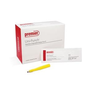 Uni-Punch Dermal Biopsy Punch 3.5mm Stainless Steel Blade Sterile Disp 50/Bx