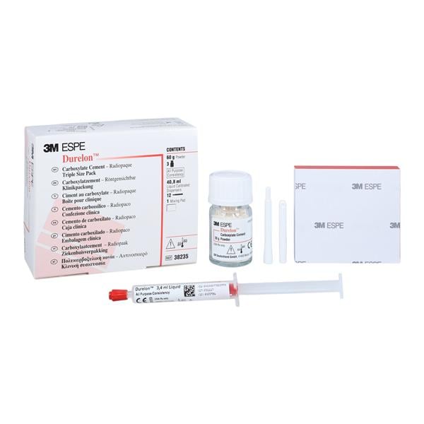 Durelon Carboxylate Luting Cement Calibrated Dispenser, Triple Pack, 20 g, 3/Pk thumbnail 3