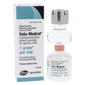 Solu-Medrol Injection 1gm PF A-V SDV Act-O-Vial 8mL Each
