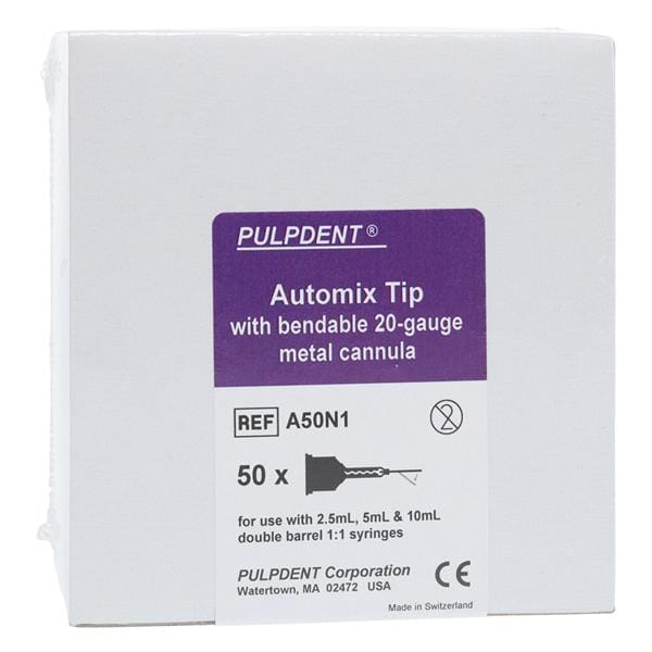 Activa Automix Needle Tips Clear 20 Gauge 50/Pk, 5 PK/CA