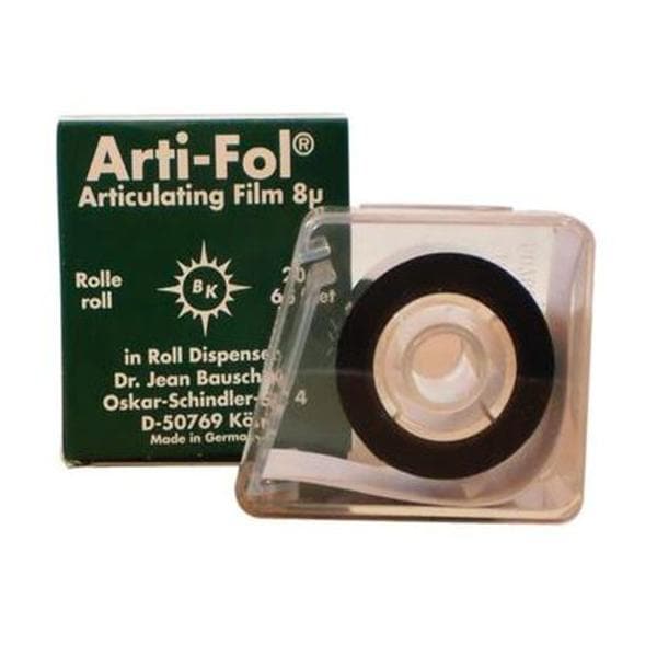 Arti-Fol II Articulating Film BK-26 Green / Green Double Sided Roll in Dispenser