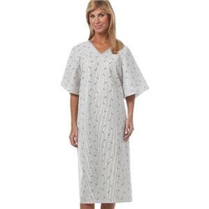 Patient Gown Adult Large Matchsticks Ea