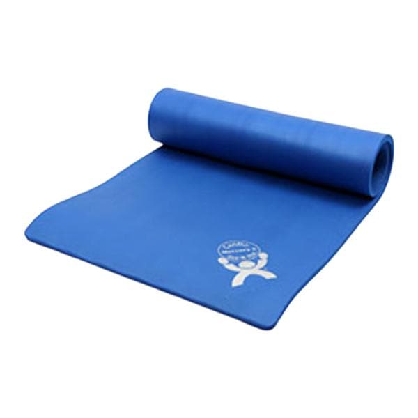 CanDo Sup-R Premium Exercise Mat Blue Closed Cell Foam