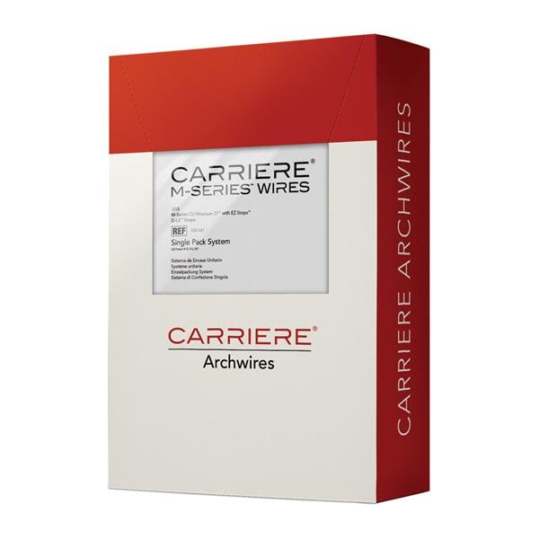 Carriere M-Series Archwire 35° D-LX Cppr Nitanium Universal 0.020 x 0.020 10/Pk