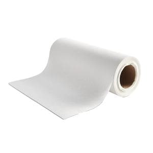 Chiropractic Headrest Barrier 8.5 in x 125 Feet Crepe White Disposable 25/Ca