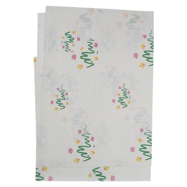 Fabri-Soft Exam Gown 30 in x 42 in Wildflower One Size Disposable 50/Ca