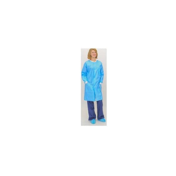MedFlex Lab Coat Soft Material Light-Weight And Comfortable X-Large Teal 10/Pk