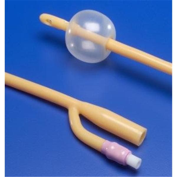 Dover 3-Way Foley Catheter Straight Tip Silicone 22Fr 30cc