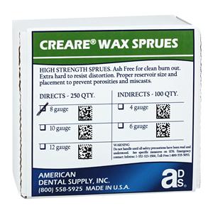 Creare Wax Sprue High Strength Direct 250/Bx