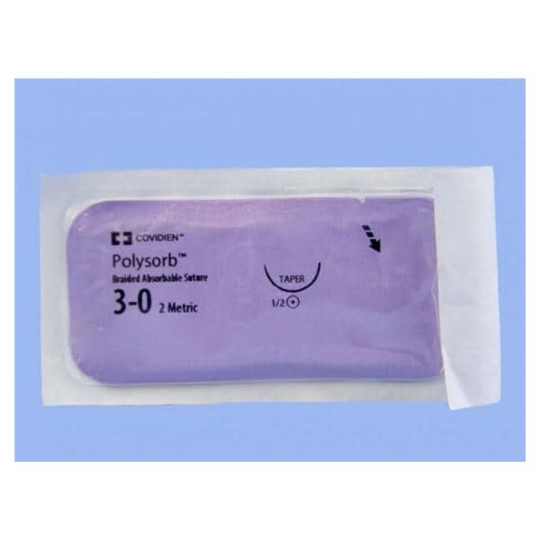 Polysorb Suture 3-0 36" Polyester Braid GS-21 Undyed 36/Ca