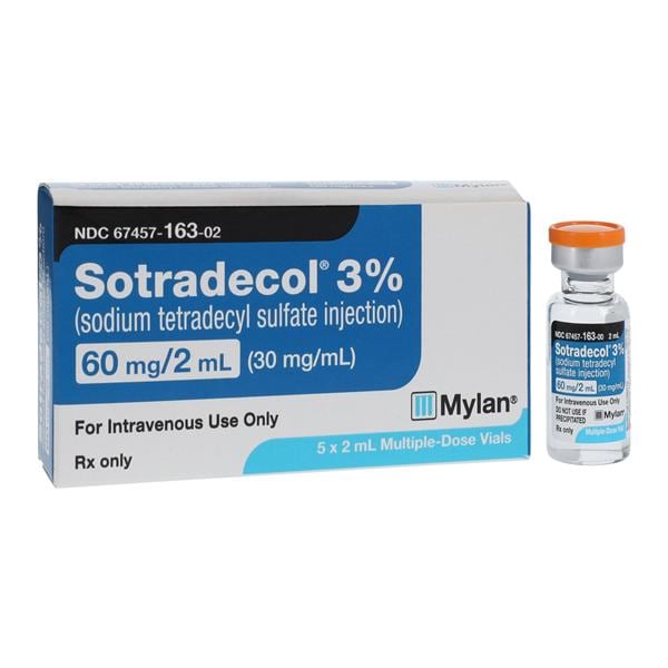 Sotradecol Injection 0.03 30mg/mL MDV 2mL 5/Package