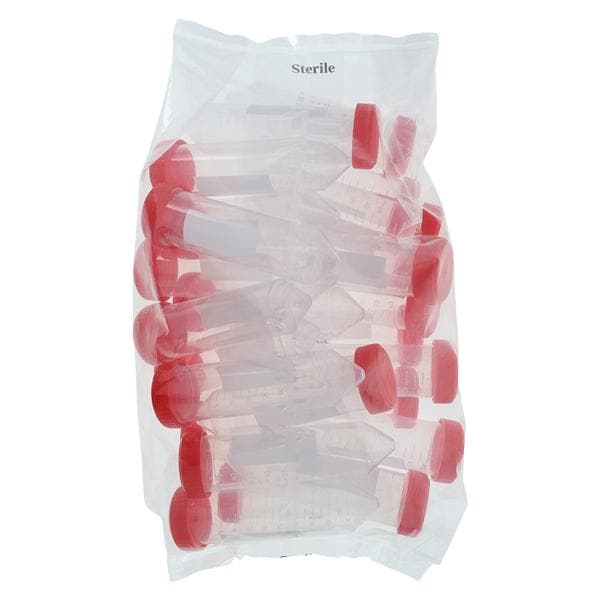 Centrifuge Tube Polypropylene 50mL 29-1/2x114mm Sterile 20x25/Ca