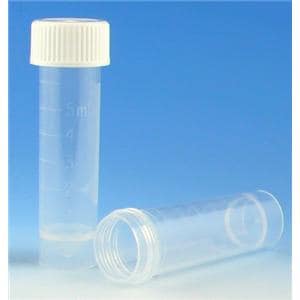 Polypropylene Transport Tube 5mL Sterile 20x25/Ca