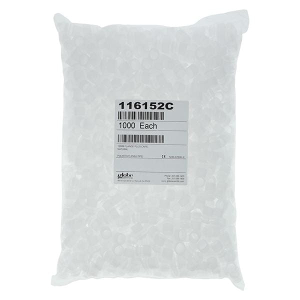 Flange Plug Cap Polyethylene Clear 1000/Bg