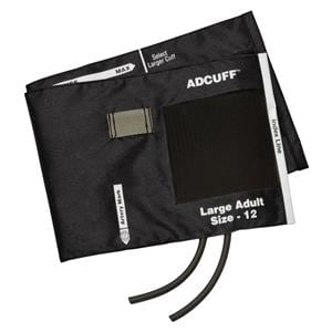 Diagnostix Adcuff BP Cuff & Bladder 12 Blk LF f/ Plm Styl Instrmnt Ea