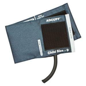 Adcuff Blood Pressure Cuff & Bladder Size 9 Nvy Bl LF For Plm Sty Insts Ea