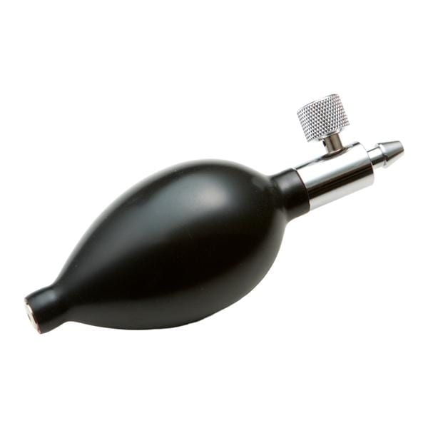 Adflow Inflation Bulb/Valve Blk LF For Most Anrd/Mrcry BP Instrmnt Ea