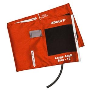 Adcuff Blood Pressure Cuff & Bladder Size 12 Orng LF For Plm Styl Instrmnt Ea