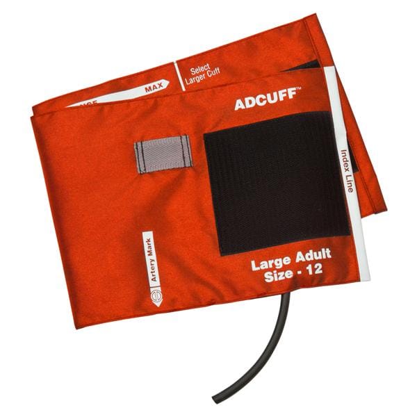 Adcuff Blood Pressure Cuff & Bladder Size 12 Orng LF For Plm Styl Instrmnt Ea