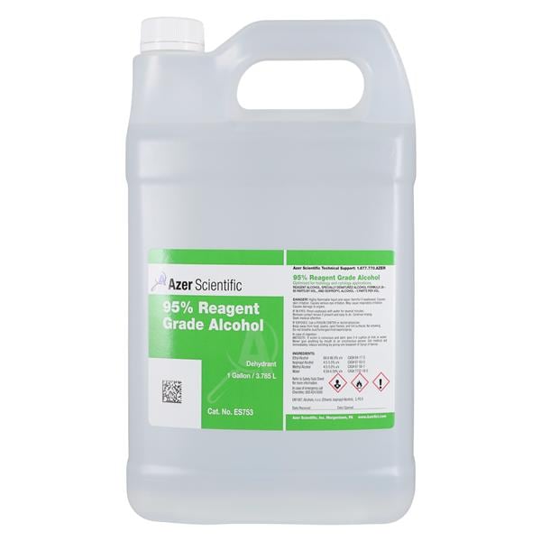 Reagent Grade Alcohol 95% 1gal 4/Ca