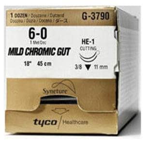 Surgigut Suture 4-0 18" Chromic Gut Monofilament C-21/C-21 Undyed 12/Pk
