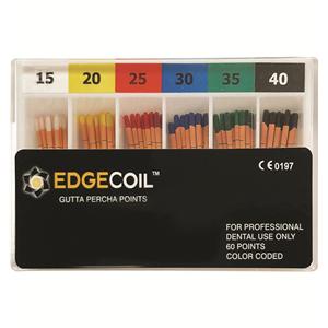 EdgeEndo Gutta Percha Points Size #15-40 Assorted 60/Pk
