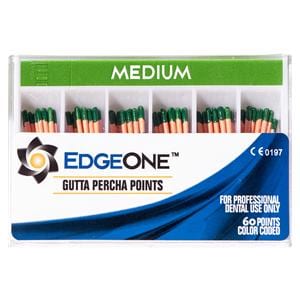 EdgeEndo Gutta Percha Points Medium Size #35 Green 60/Pk