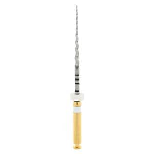 EdgeTaper Endo File 25 mm Nickel Titanium White S2 6/Pk