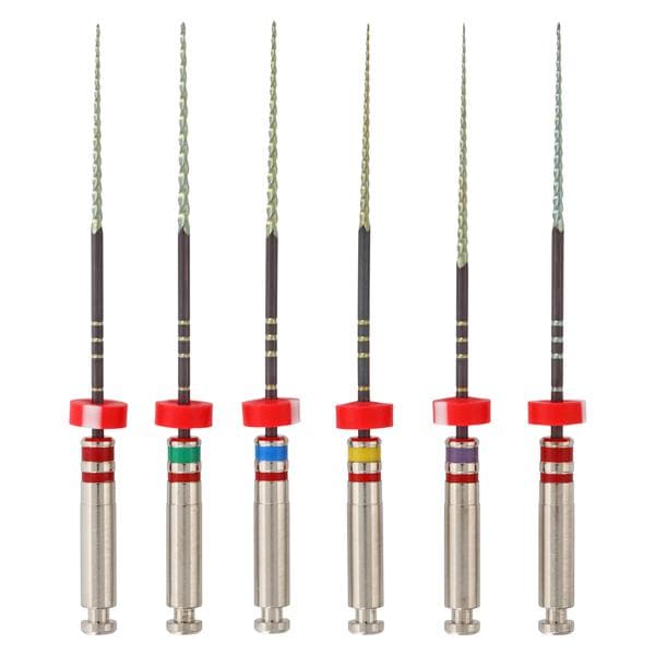 Edge X7 Utopia Rotary Endo File 25 mm Size Assorted NiTi Assorted .04 Tpr 6/Pk