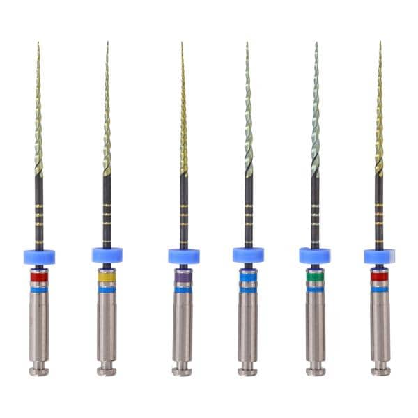 Edge X7 Utopia Rotary Endo File 25 mm Size Assorted NiTi Assorted .06 Tpr 6/Pk