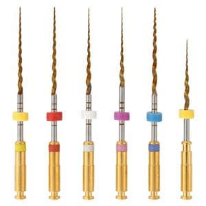 EdgeTaper Blaze Utopia Rotary Endo File 25 mm NiTi Assorted Astd Assorted 6/Pk