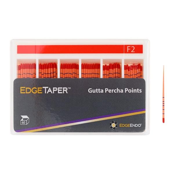 EdgeEndo Gutta Percha Points F2 Size #25 Red 60/Pk product image
