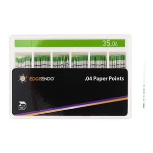 EdgeEndo Paper Points Size #35 Size #35 .04 Green Cone 100/Pk