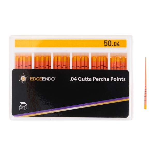 EdgeEndo Gutta Percha Points Size #50 Size #50 Yellow 60/Pk product image