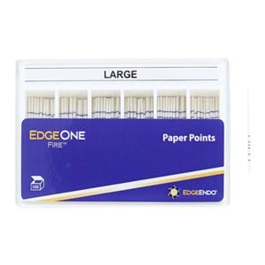 EdgeOne Fire Paper Points Size #45 Large White Cone 100/Pk
