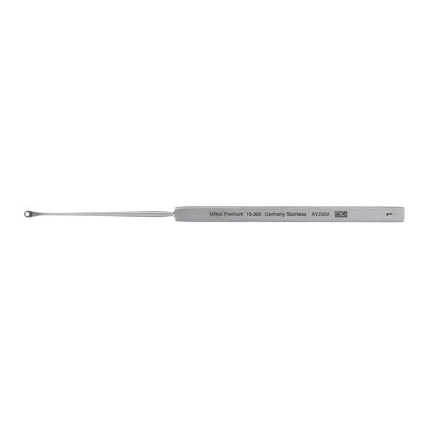 Shapleigh Ear Curette 6" Stainless Steel Reusable EA