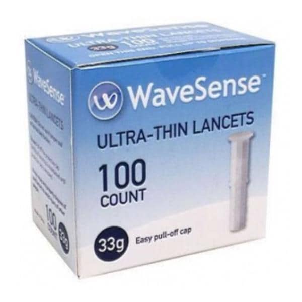 WaveSense Incision Device Lancet 33g 0.2mm Conventional White Ult...
