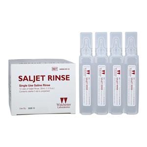 Saljet Cleansing Solution Saline/Water 0.9% 30mL Vial 12/Bx, 20 BX/CA