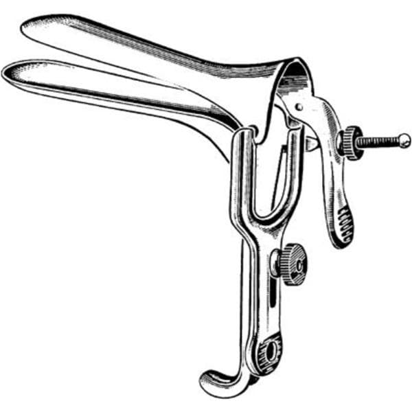 Graves Vaginal Speculum 4x1-1/4" Medium Ea