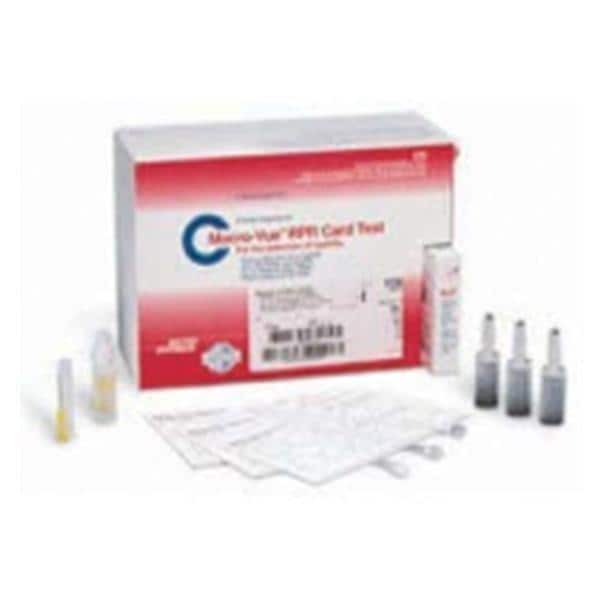Macro-Vue RPR: Rapid Plasma Reagin Suspension Syphilis 10x3mL Ampule 10/BX