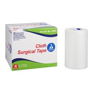 Surgical Tape Cloth 3"x10yd White Non-Sterile 4/Bx, 12 BX/CA
