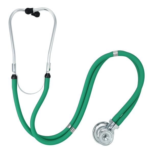 Adscope 641 Sprague Rappaport Stethoscope Adlt/Ped Grn Double Lumen Tubing Ea