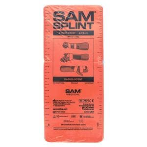 SAM Splint Wrist Aluminum/Foam 4.25x9", 6 PK/CA